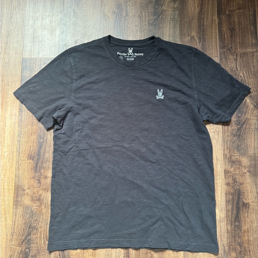 Mens Psycho Bunny Black Tee
